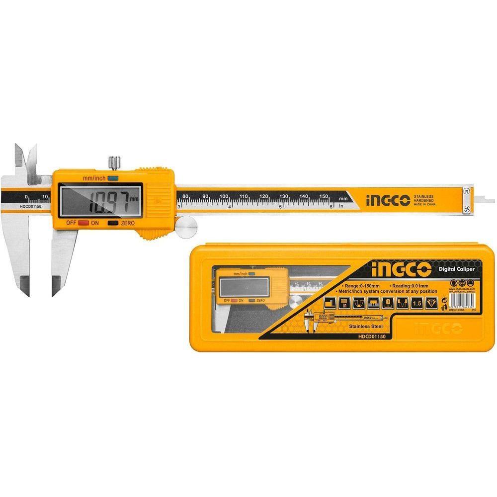 Ingco HDCD01150 Digital Caliper 150mm - KHM Megatools Corp. Ingco HDCD01150 Digital Caliper 150mm - KHM Megatools Corp.